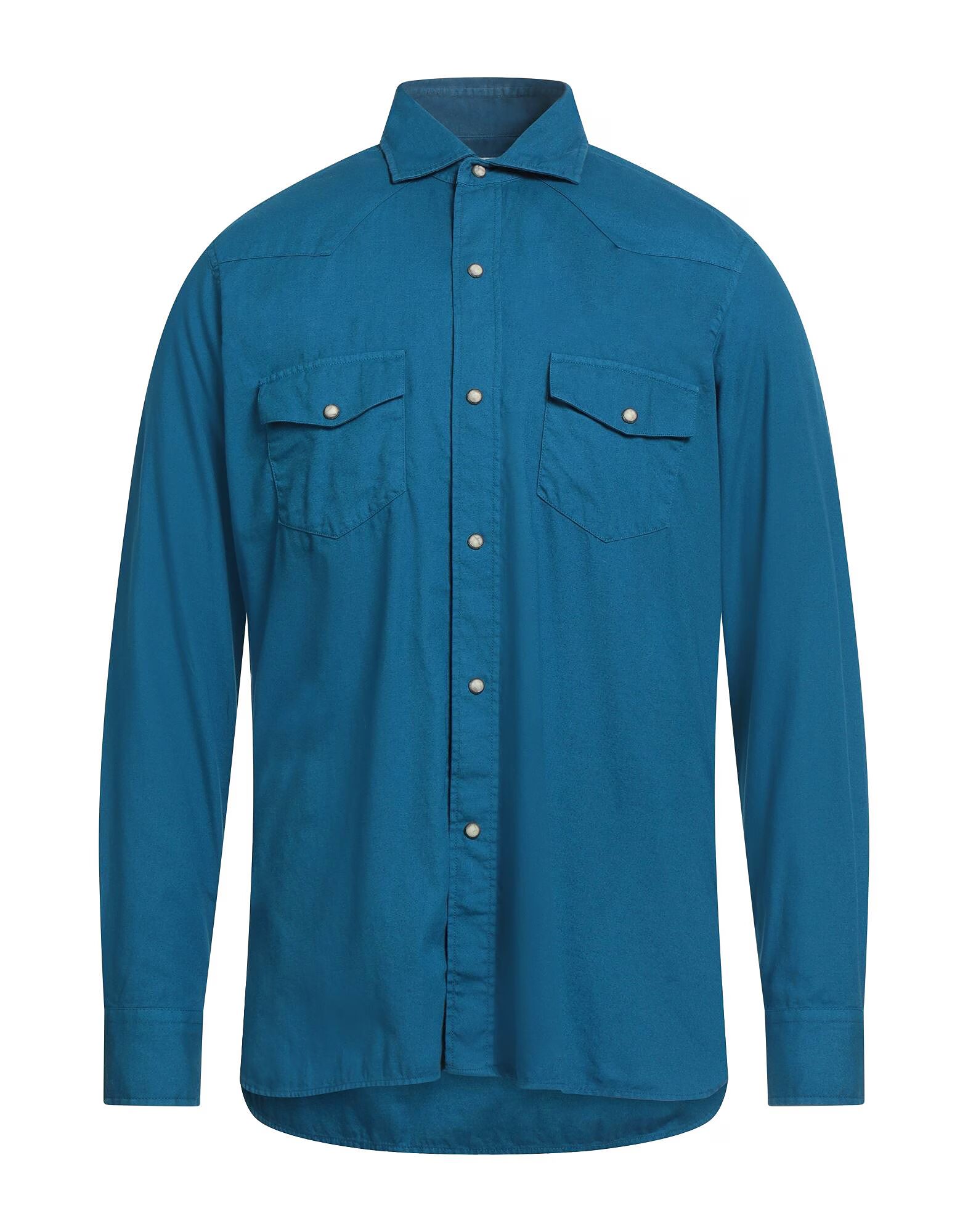 

Рубашка Bagutta, глубокий бирюзовый