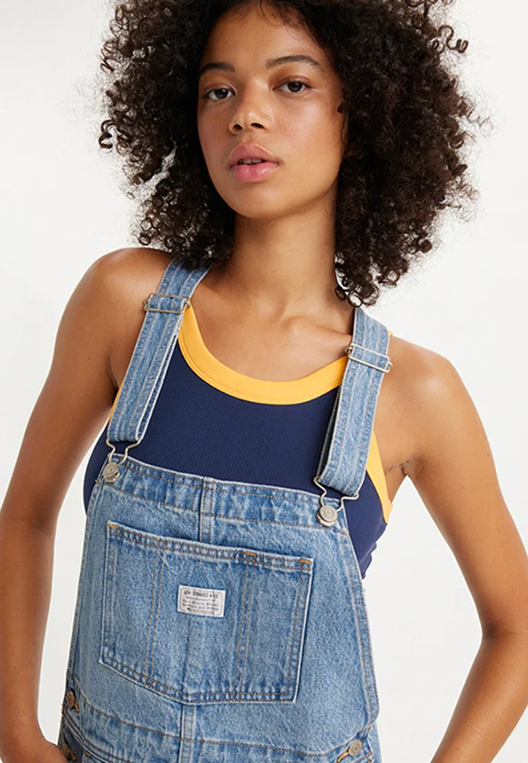 Комбинезон джинсовый винтажный, Levi's, синий — фото 3