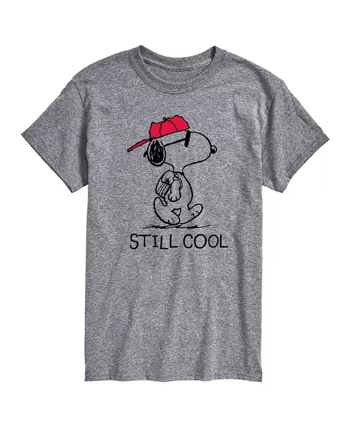 

Футболка мужская с коротким рукавом Hybrid Apparel Peanuts Still Cool AIRWAVES, серебряный
