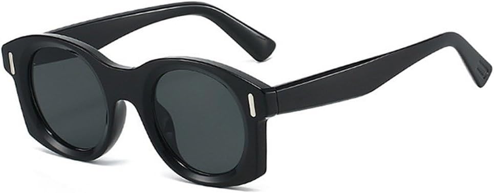 

Популярные модные квадратные солнцезащитные очки для женщин, градиентные зеркальные очки с защитой от УФ-излучения UV400, ретро-очки с заклепками, мужские солнцезащитные очки в стиле панк SKFGNX, Black Grey