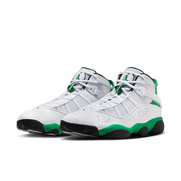 Кроссовки 6 колец Air Jordan, белый — фото 3