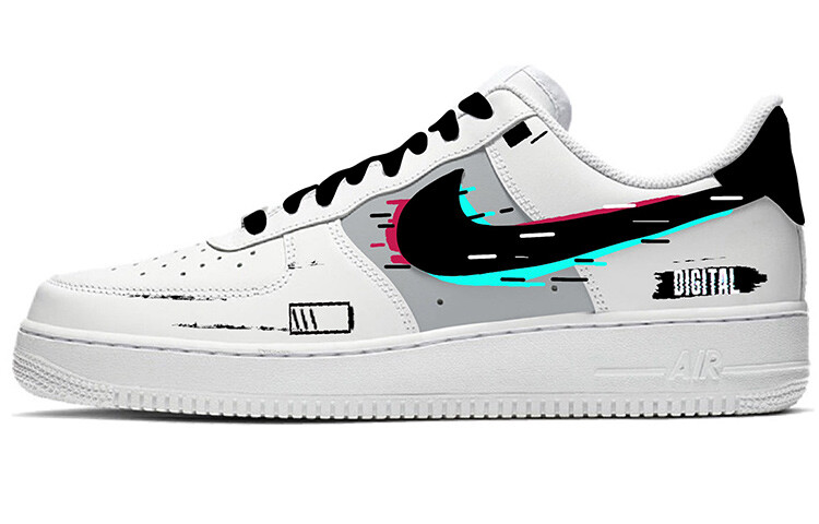

Кроссовки Nike Air Force 1 Skateboard Shoes Women's Low-Top White/Black, Gray
