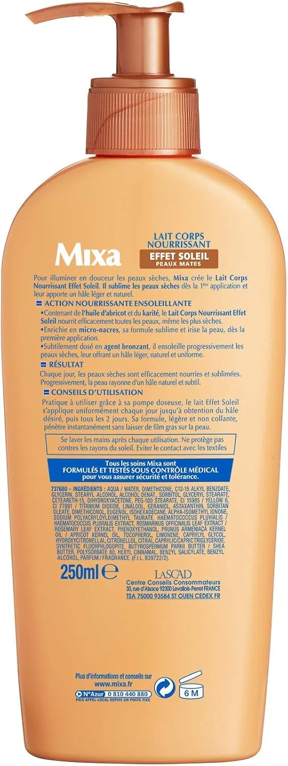 Молочко для тела Mixa Body Intensive Dry Effect Soleil Skin Mixa — фото 2