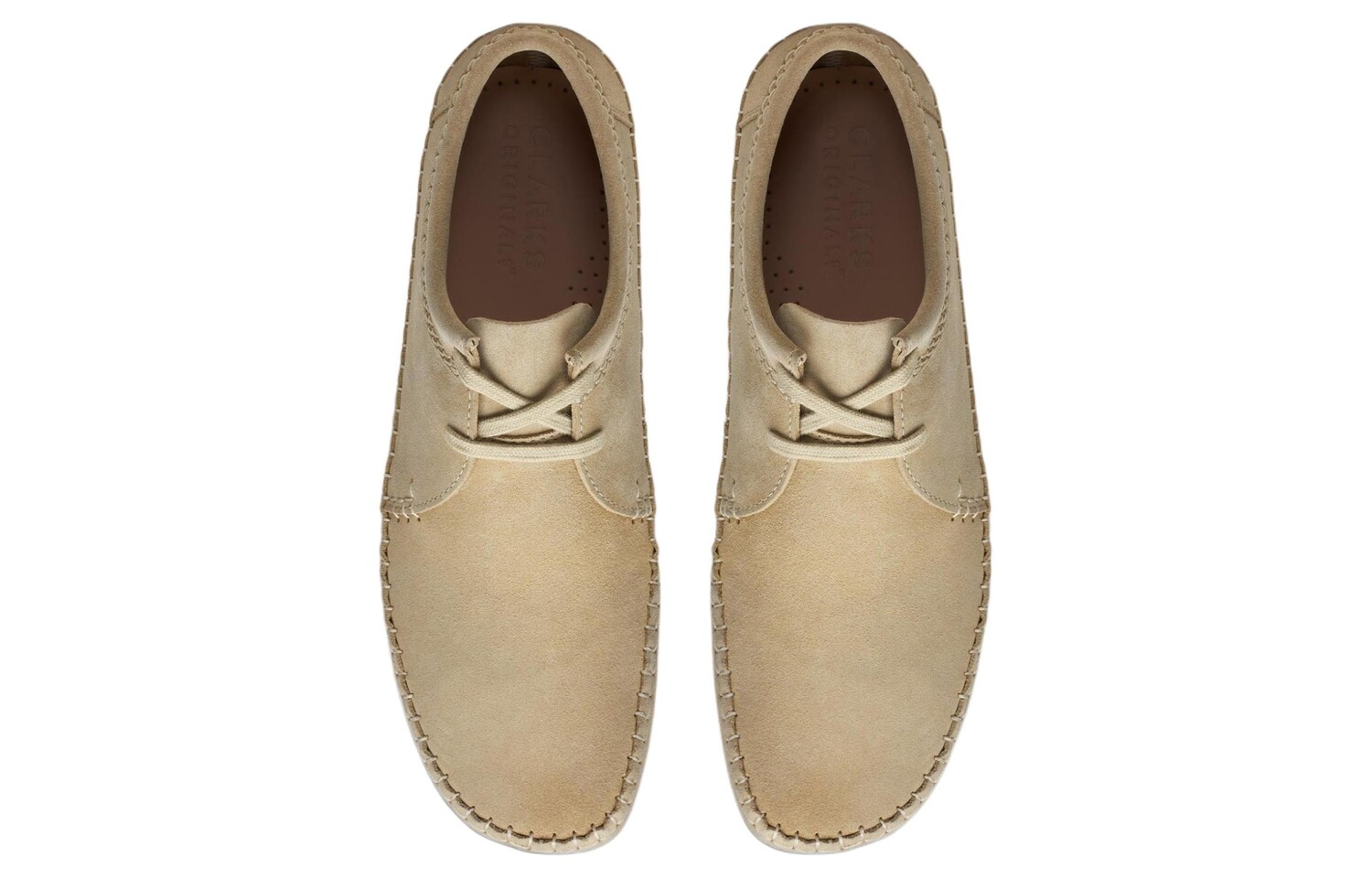 Мужские повседневные мужские низкие коричневые Clarks — фото 3