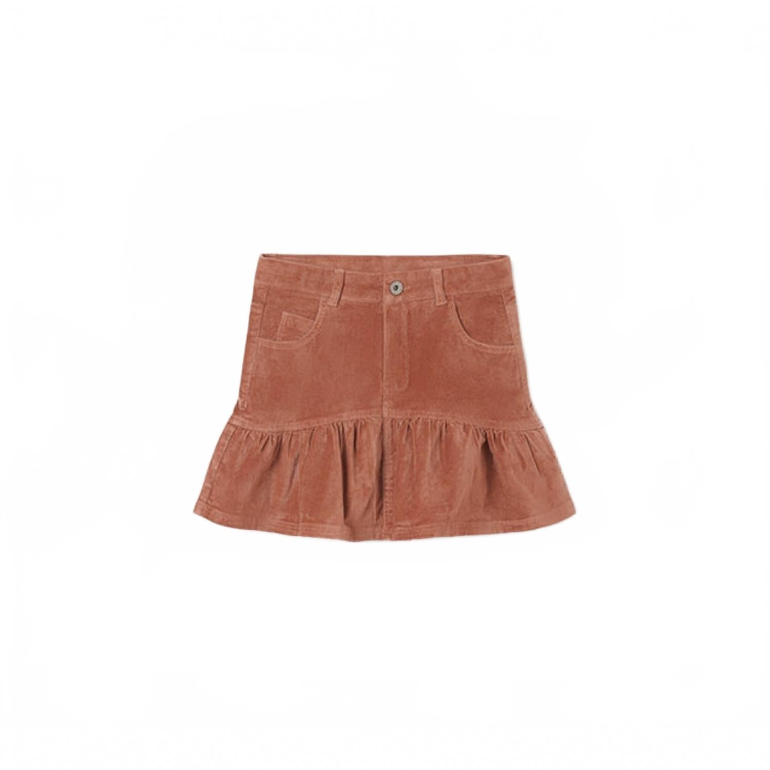 

Коричневая юбка из вельвета Mayoral