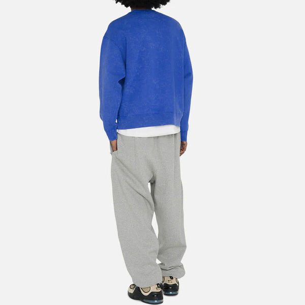 Толстовка Nike Acid Wash Crew Fleece x Stussy 'Blue', синий — фото 4