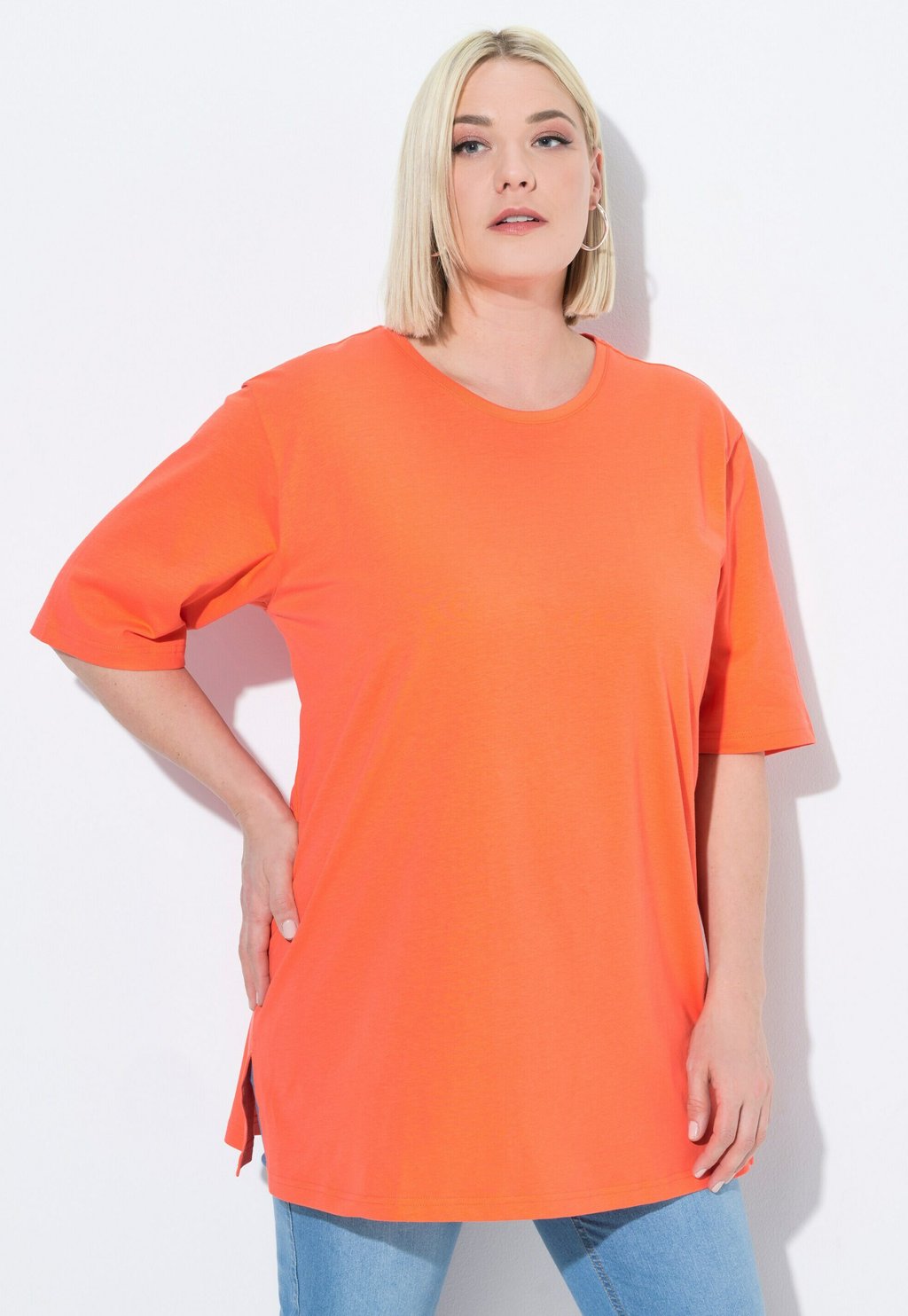 

Базовая футболка SHORTSLEEVE TEE Ulla Popken, коралловый