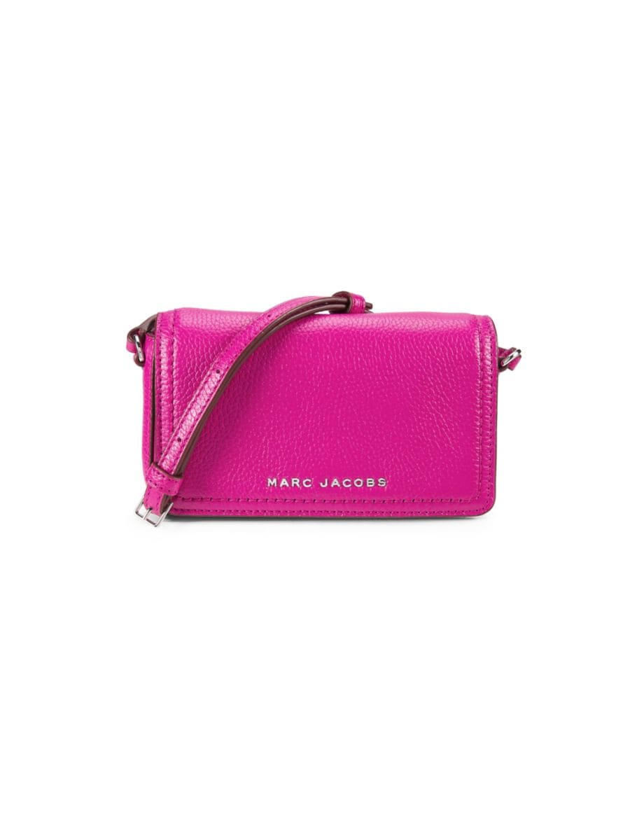 

Кожаная мини-сумка через плечо Marc Jacobs, цвет Cactus Flower