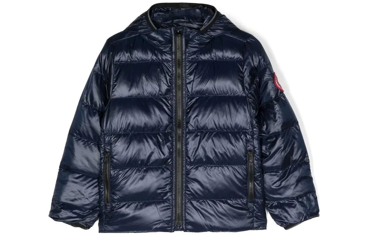 Детская куртка Canada Goose темно-синяя