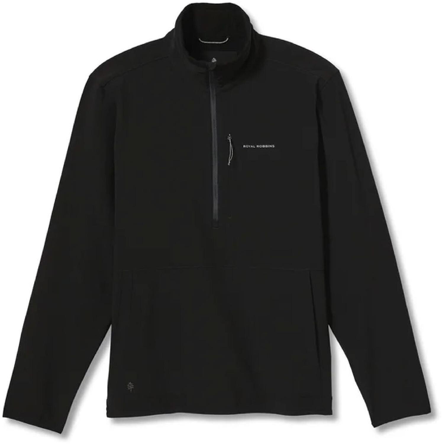 

Флисовый пуловер VentureLayer с молнией четверть, мужской Royal Robbins, черный