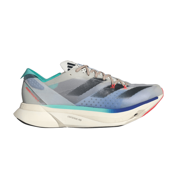 

Кроссовки Adizero Adios Pro 3 'Aurora Ink Flash Aqua', кремовый