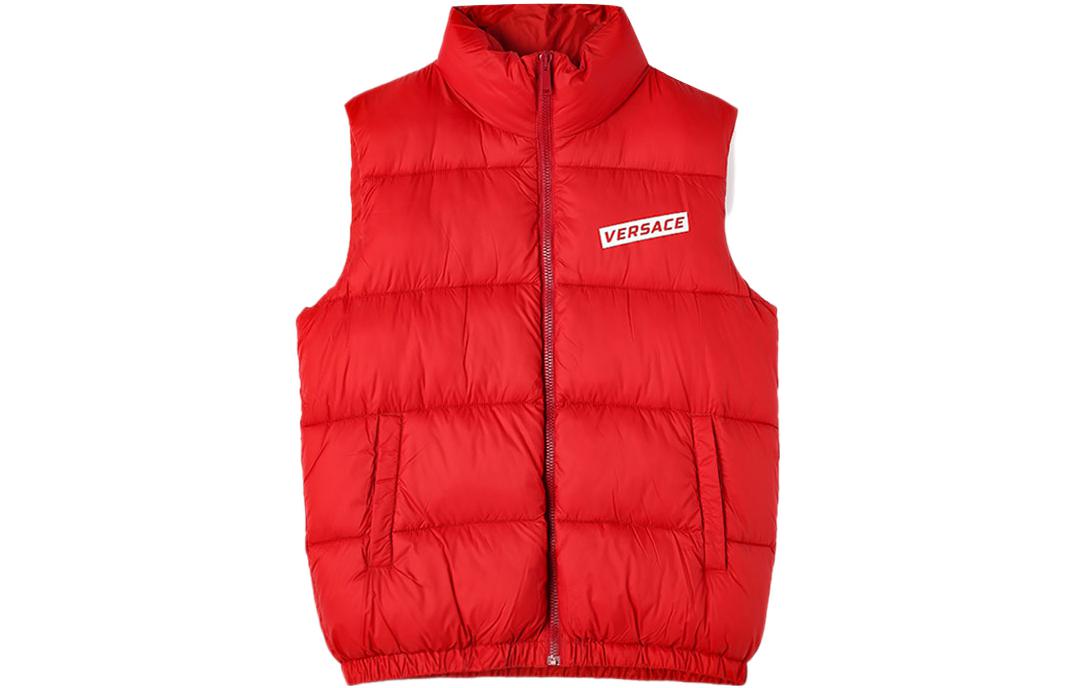 

VERSACE Пуховая жилетка мужская красная, Red