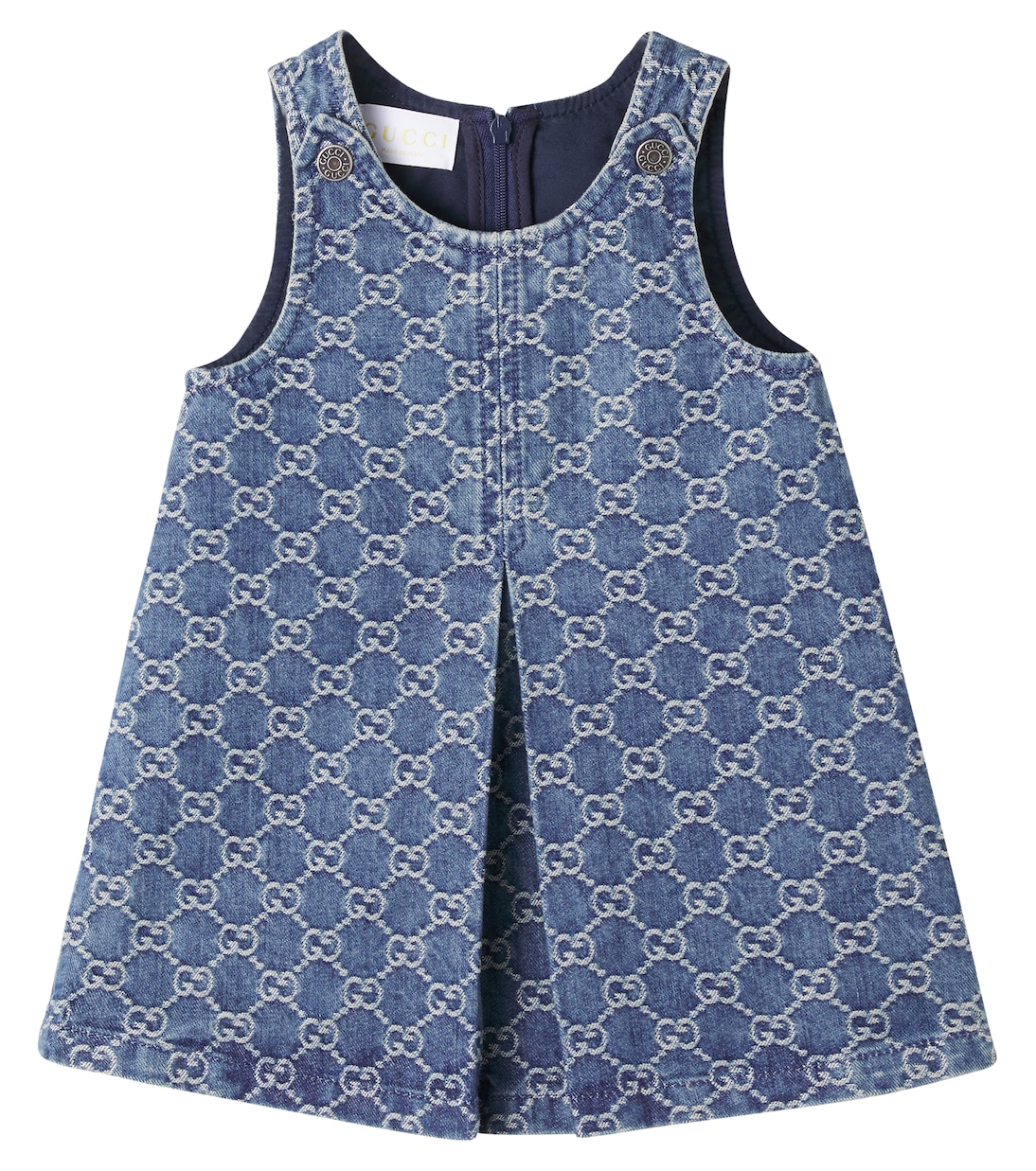 

Детское платье GG из джинсового жаккарда Gucci Kids, Deep Azure