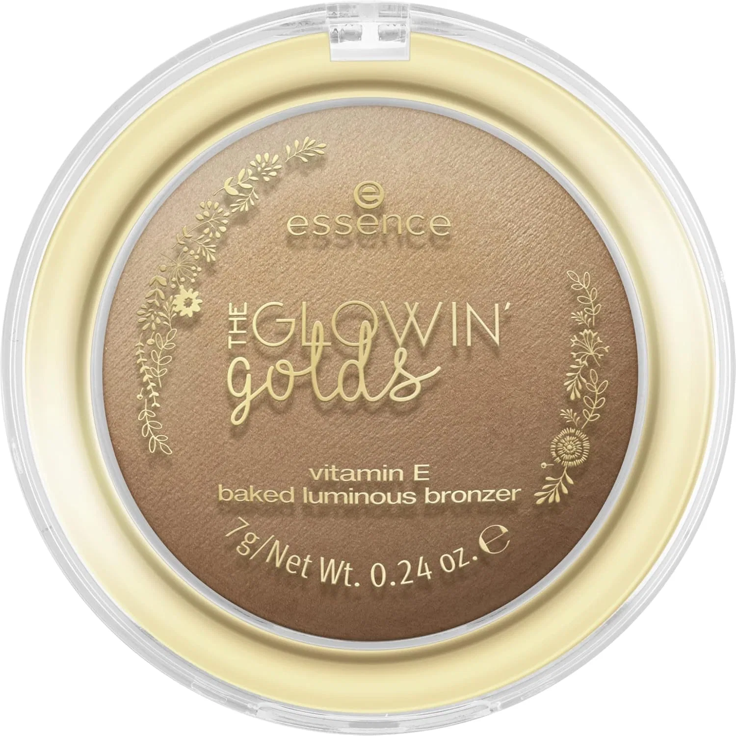 Запеченный люминесцентный бронзер с витамином E от essence Essence, 01 Live Life Golden! — фото 2