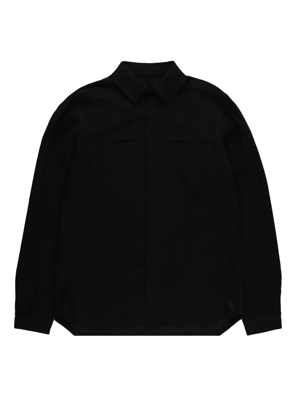 

Рубашка из шерсти Rick Owens, черный