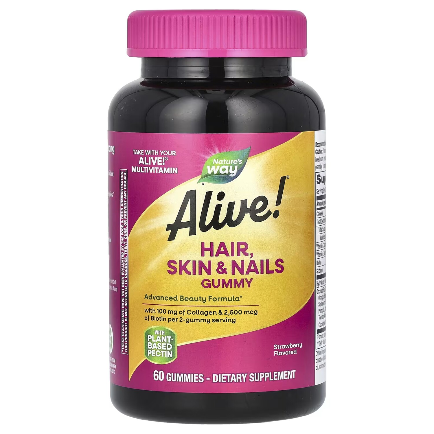 

Добавка Nature's Way для волос, кожи и ногтей, 60 жевательных конфет
