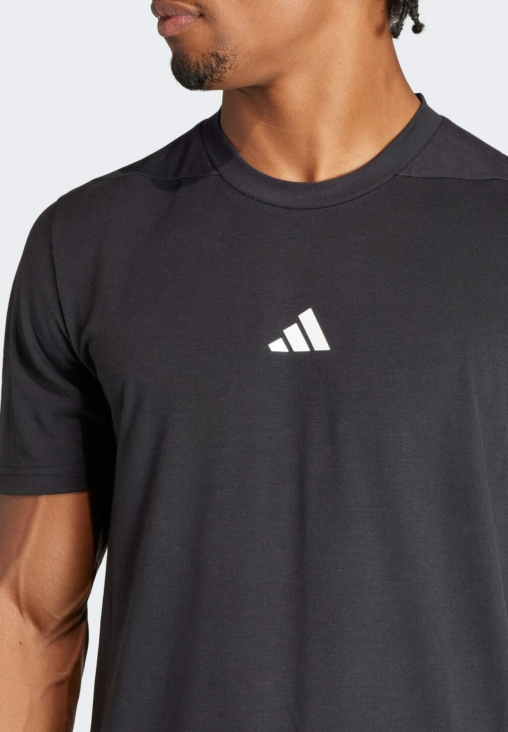 Спортивная футболка Designed For Training Workout Tee Adidas, черный — фото 3