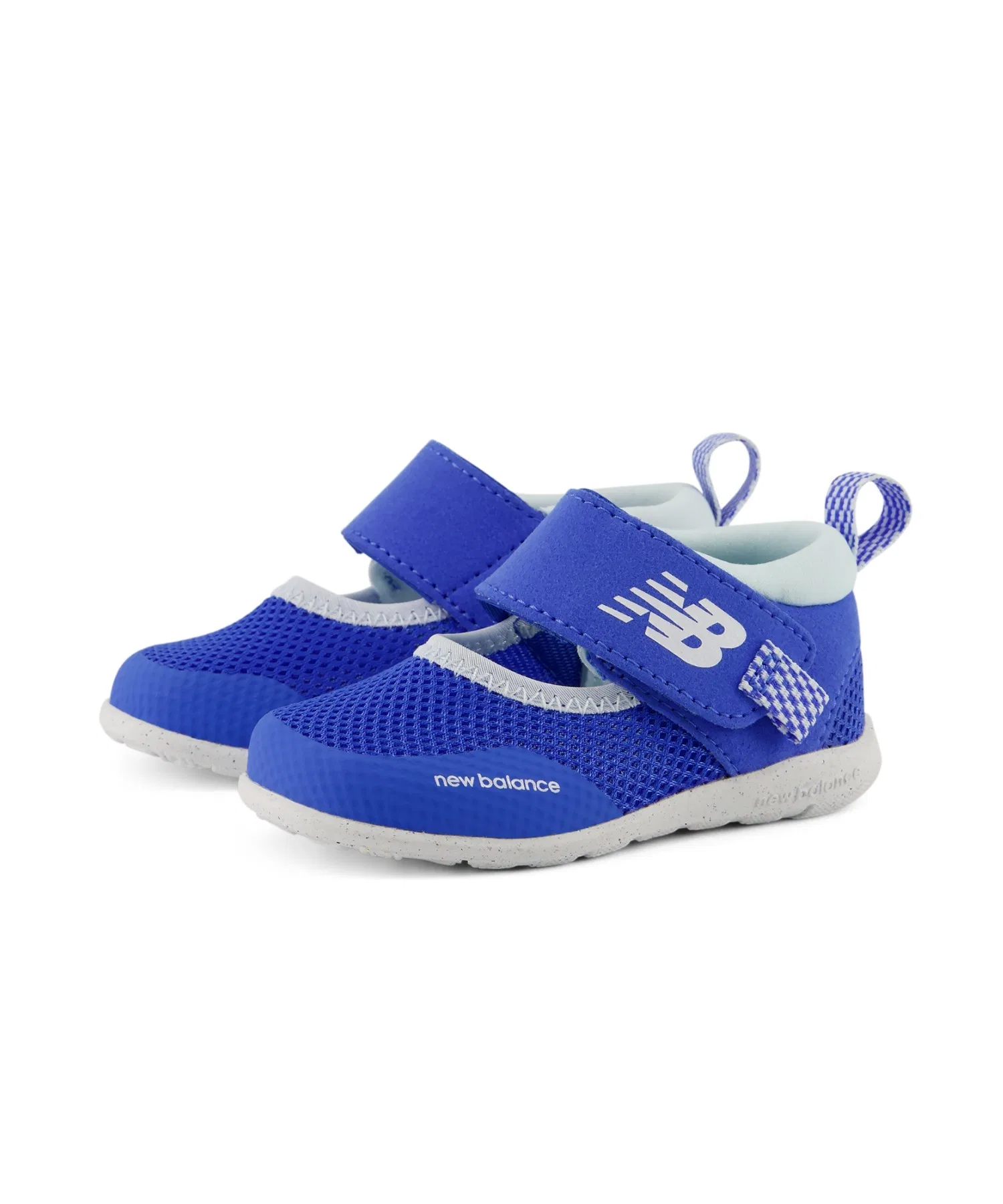 Детские кроссовки New Balance 208F Hook and Loop тёмно-синие — фото 3