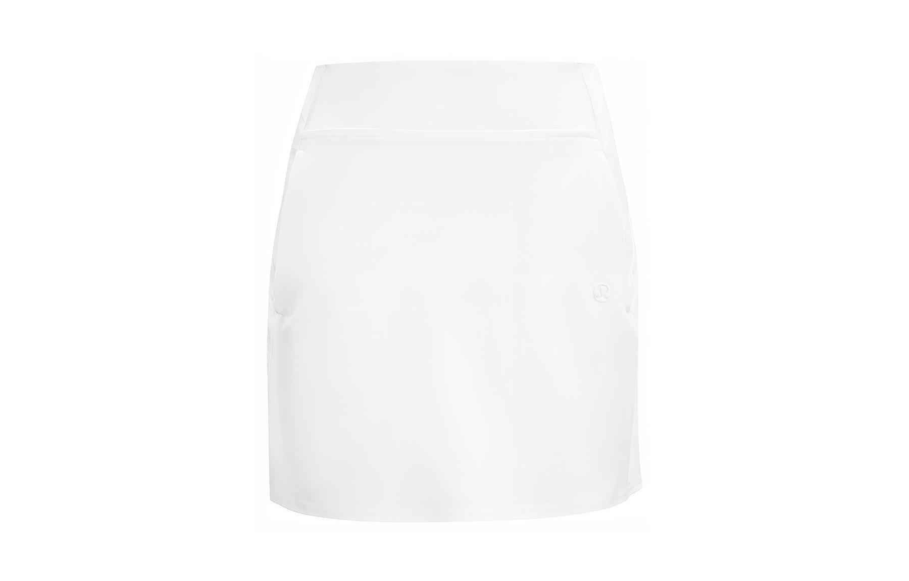 

Повседневная короткая юбка женская Lululemon, белый
