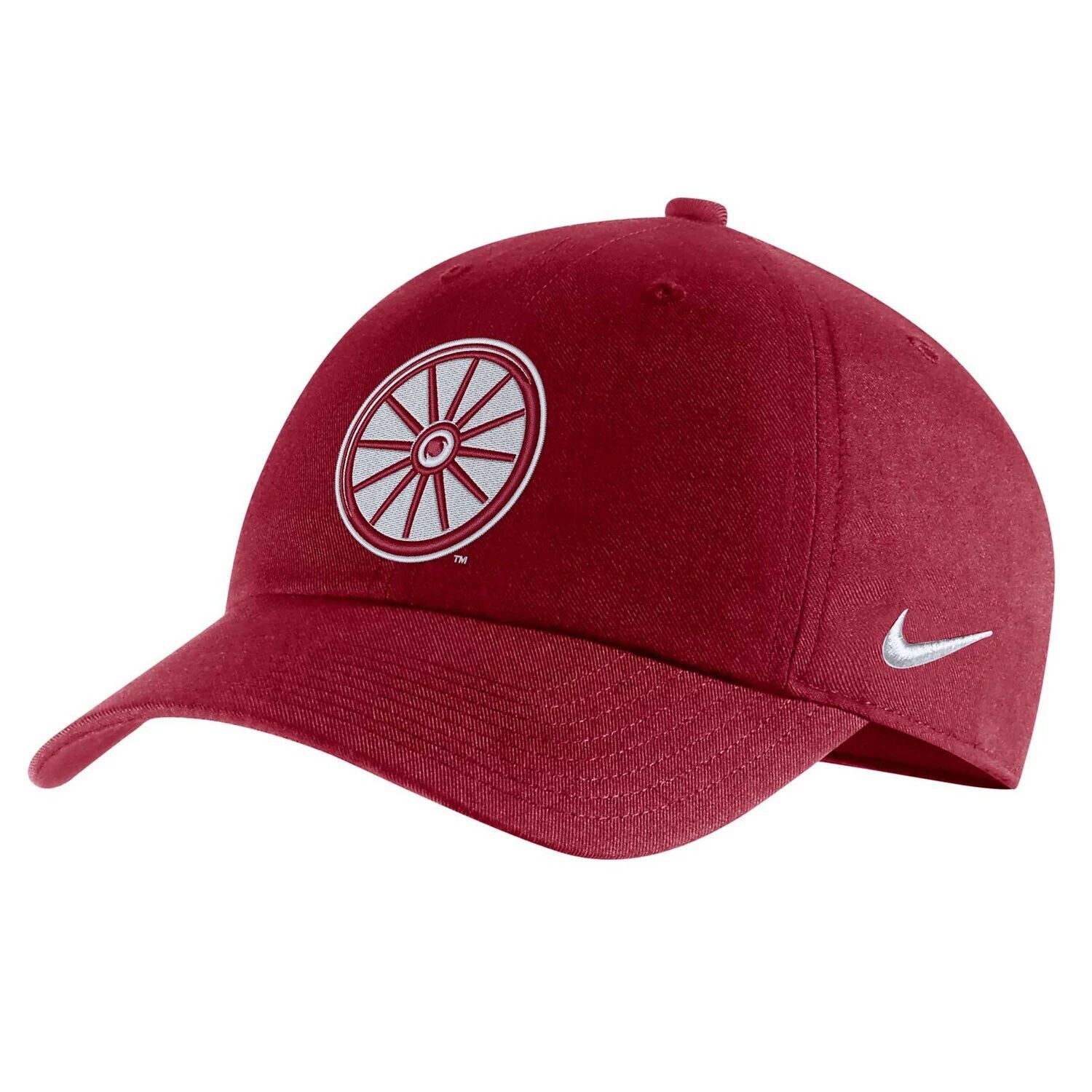 

Мужская регулируемая кепка с логотипом Nike Crimson Oklahoma owners Heritage86