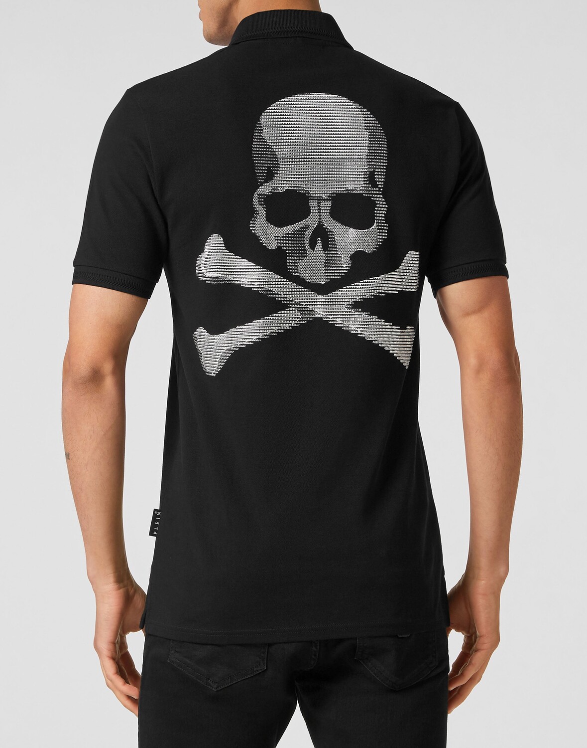 

Рубашка-поло приталенного кроя SS Skull&Bones Philipp Plein, черный