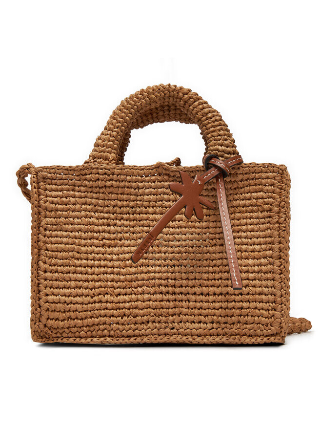 

Классическая сумка Handcrafted Raffia Sunset Bag Mini V 2.2 Manebi, бежевый