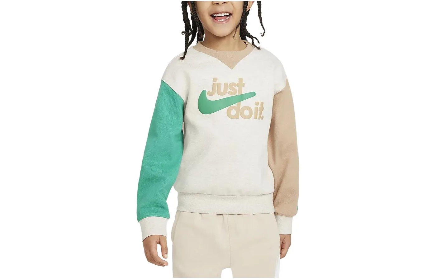 Nike Свитшот цвет adjustment ivory white детский
