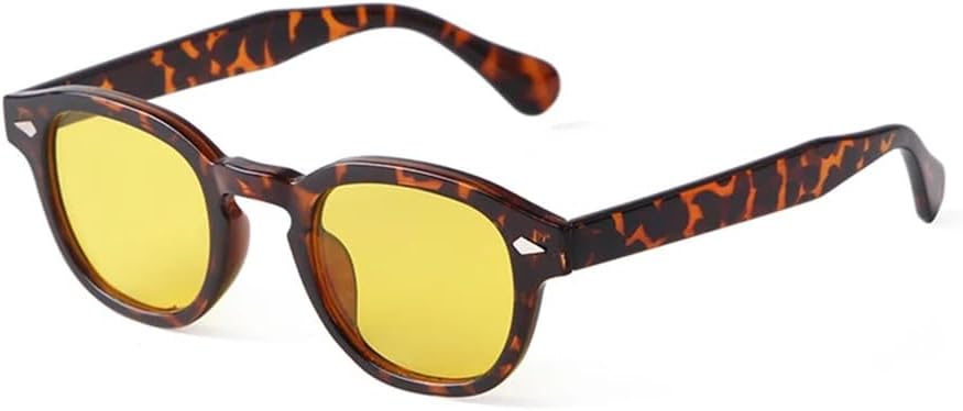 

Синие круглые солнцезащитные очки для женщин и мужчин с заклепками, защита от УФ-излучения UV400, для занятий спортом на открытом воздухе, бега и путешествий UYPTK, 14