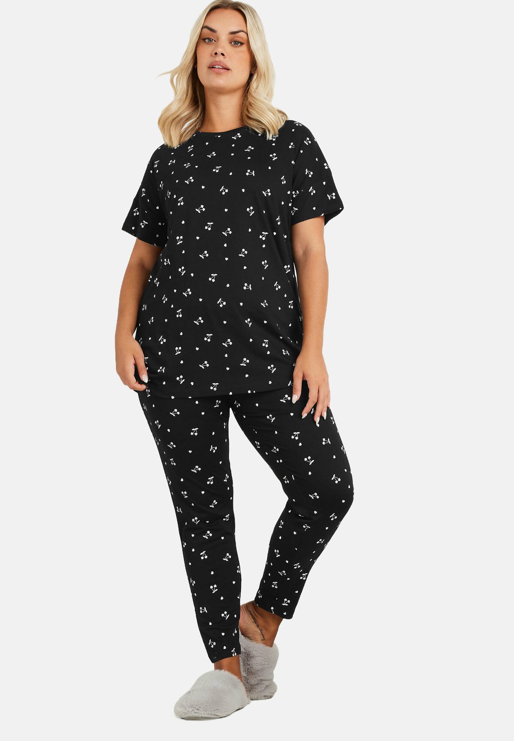 

Пижама SET - Pyjama set Yours Clothing, антрацит