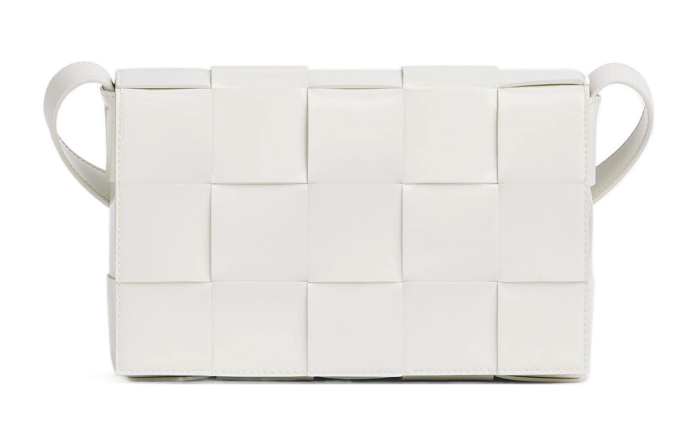 

Сумка-подушка CASSETTE из овчины, белая наплечная сумка через плечо Bottega Veneta