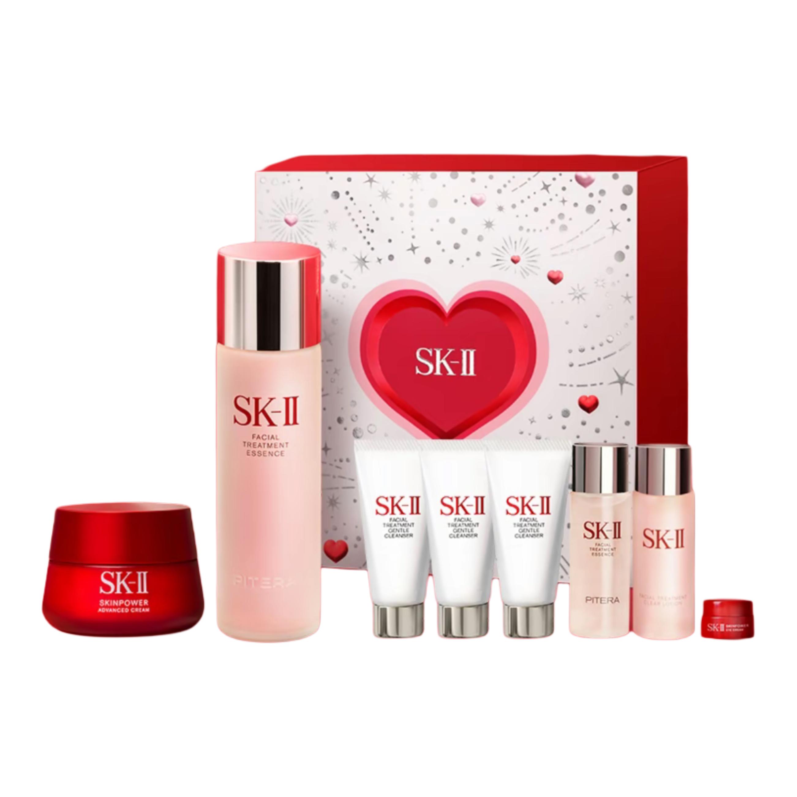 

SK II 520 Limited Repairing Moisturizing Skincare Sets Soothing And Refreshing Eight Piece Set SK-II