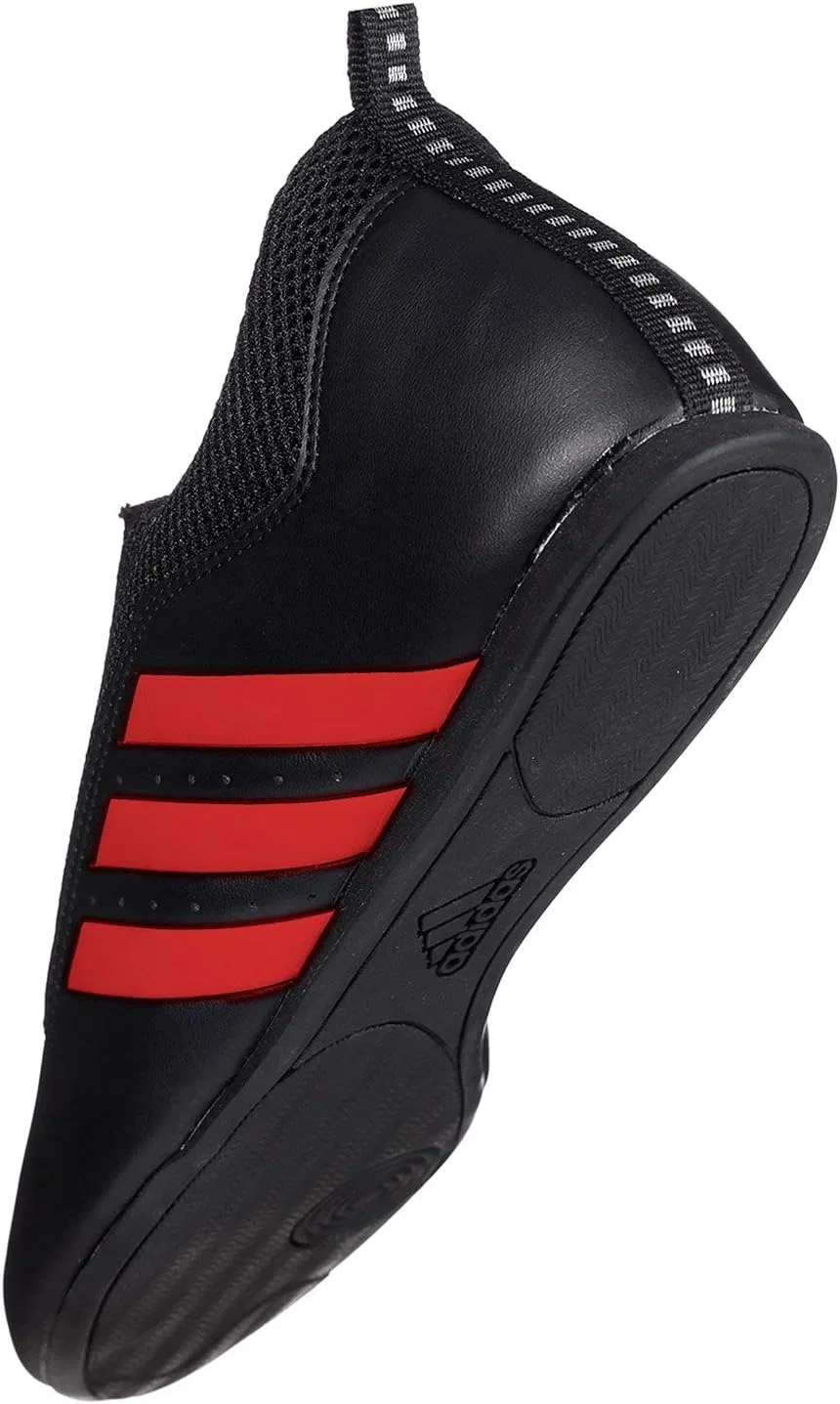 Кроссовки Adidas Contestant Pro Ultralight для тренировок по боевым искусствам, кунг-фу и тхэквондо в помещении, Black Red — фото 4