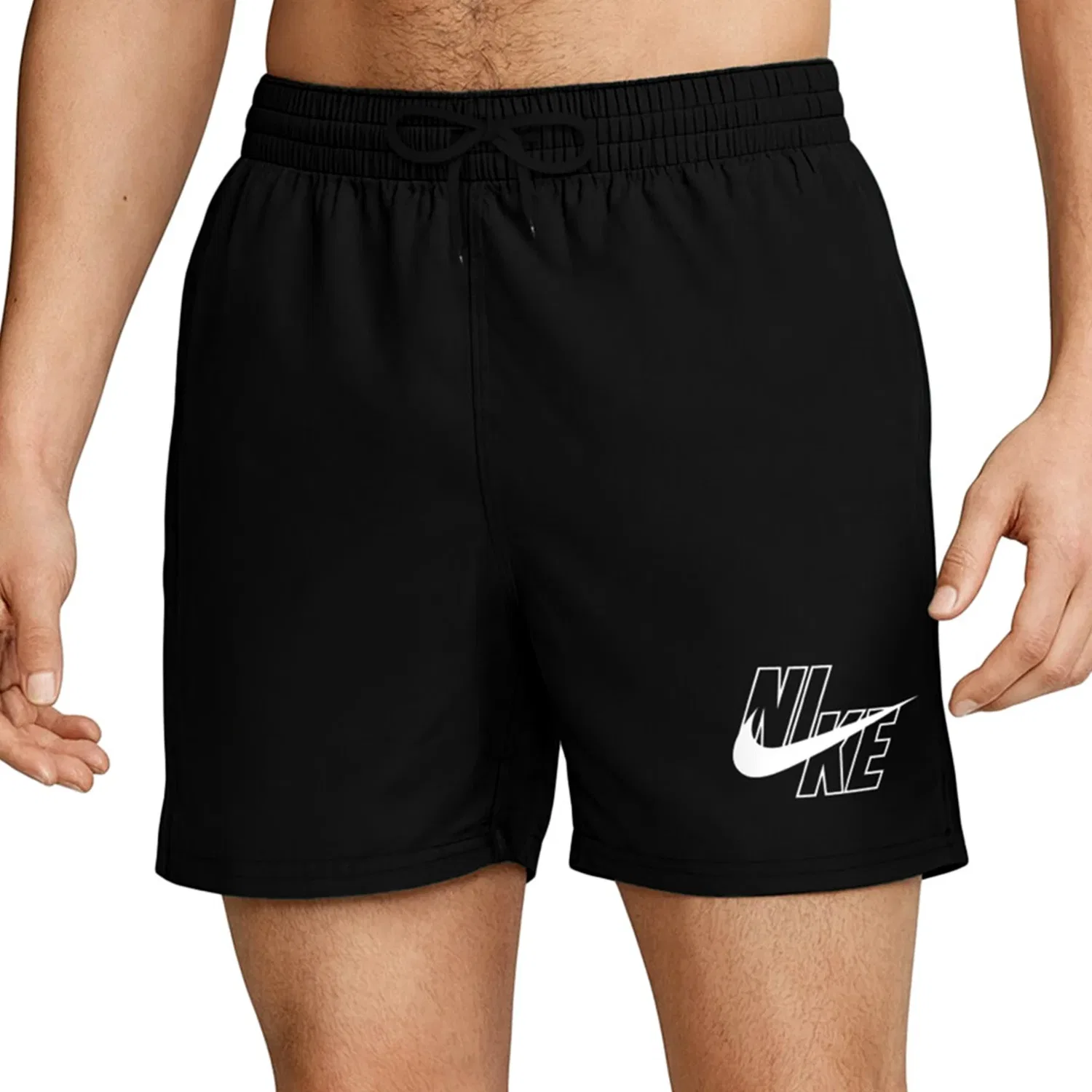 Плавки для мужчин, суперлегкие, Nike, черный — фото 3