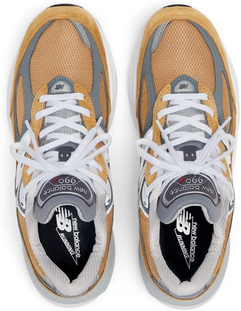 Кроссовки New Balance Unisex Adult 990 V6, сделано в США, серый — фото 2