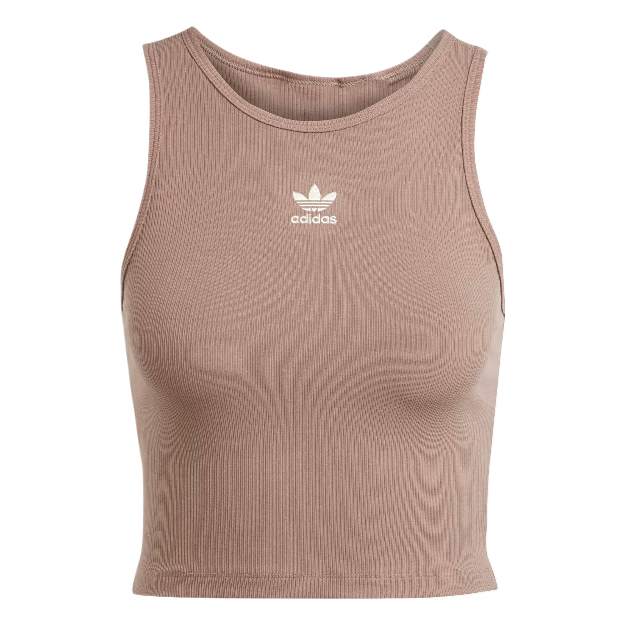 Adidas Женский Essentials Майка-Алонж Trace Brown Adidas Originals, коричневый