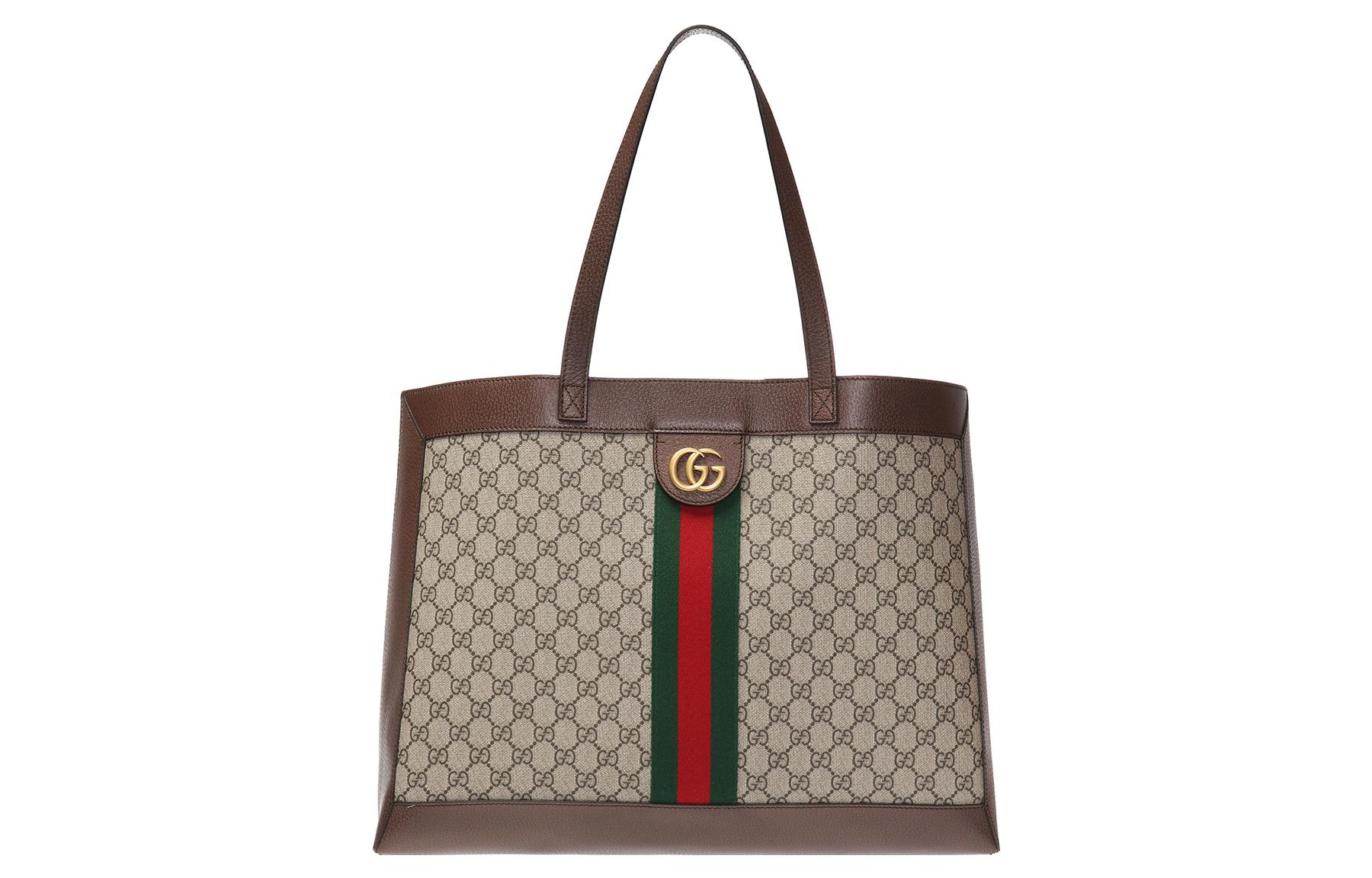 

GUCCI Сумка-шоппер Ophidia из холста с кожаными вставками