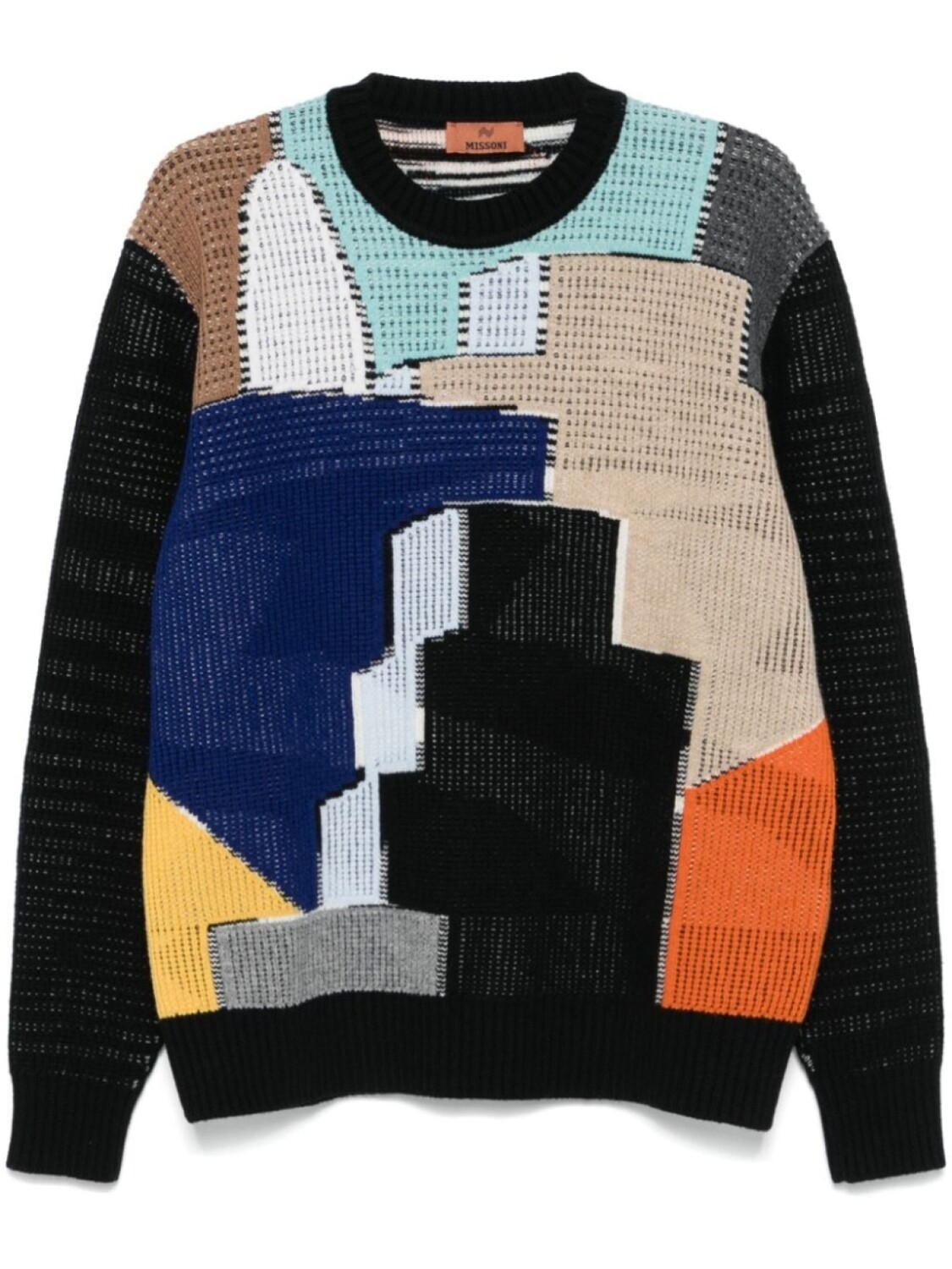 

Missoni шерстяной свитер с круглым вырезом, черный