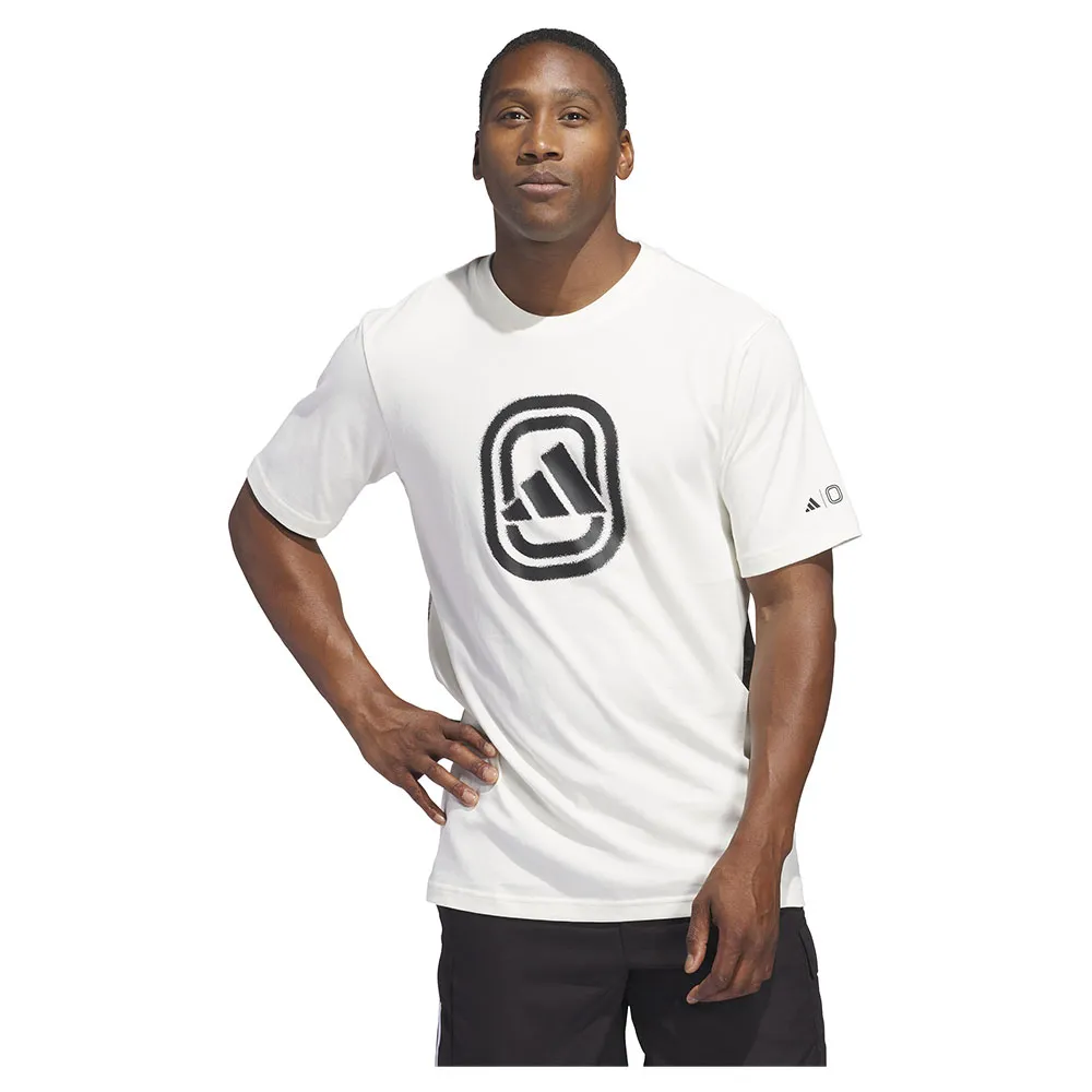 

Футболка с коротким рукавом adidas X Overtime Graphic, белый