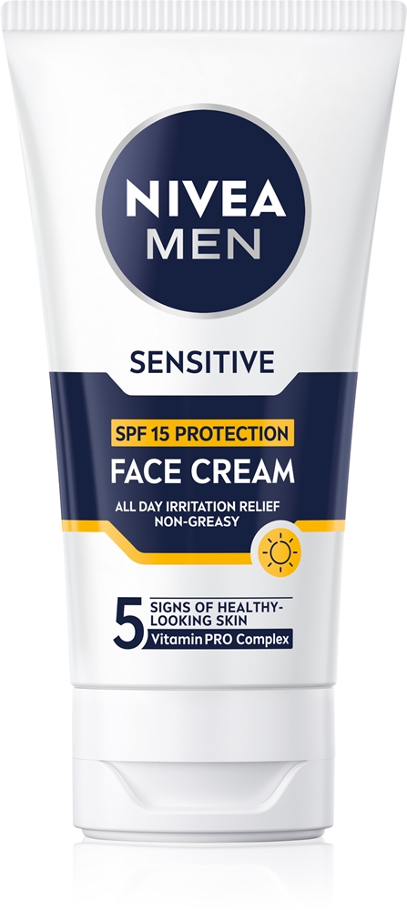 

Защитный крем для чувствительной кожи мужчин Nivea, spf 15 75 мл