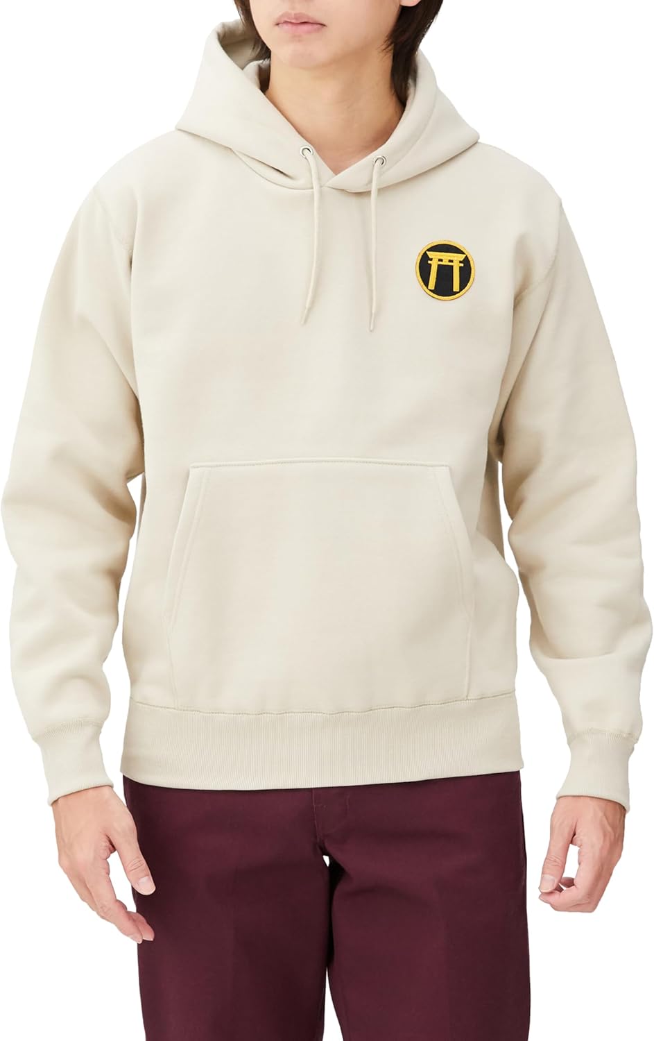 

Толстовка с капюшоном в стиле F, нашивка с гербом армии США, флисовая подкладка, пуловер, цвет: серый (stone) F-Style