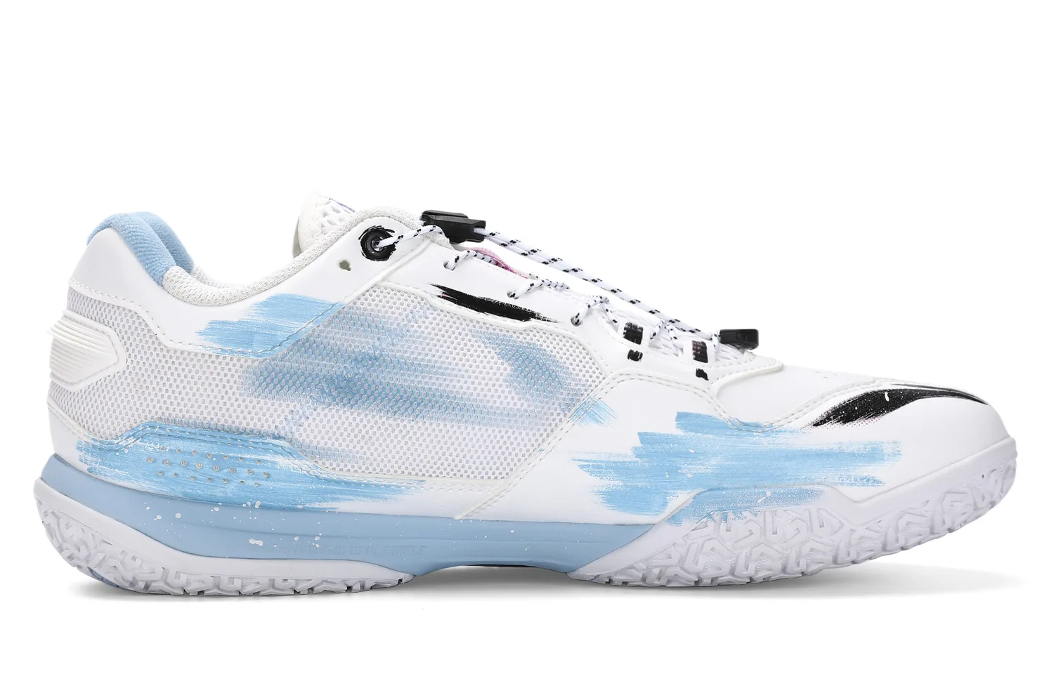 Кроссовки для бадминтона Li-Ning Saga 3LITE Low top Unisex Blue Pink — фото 3