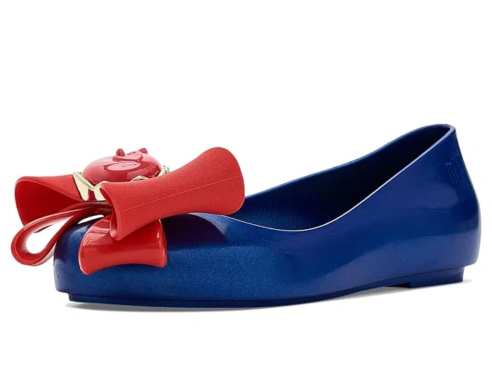 Балетки с принтом Snow White Sweet Love Mini Melissa, Glitter Green — фото 3