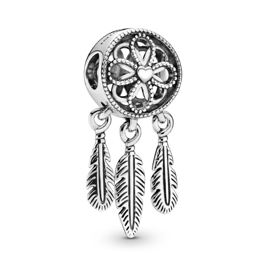 

Шарм Spiritual Dreamcatcher Pandora, стерлинговое серебро