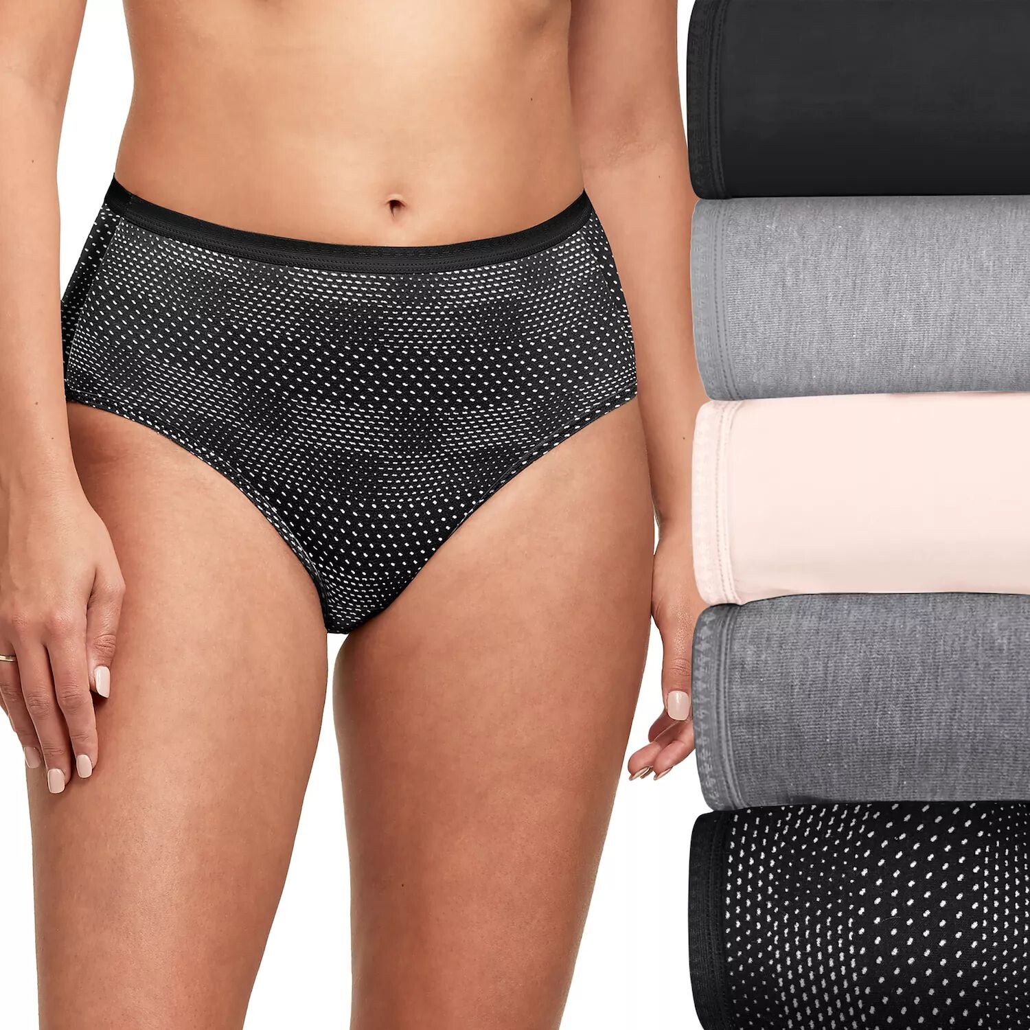 

Женские трусики Hanes Ultimate, набор из 6 дышащих хлопковых трусиков 40H6CC Hanes