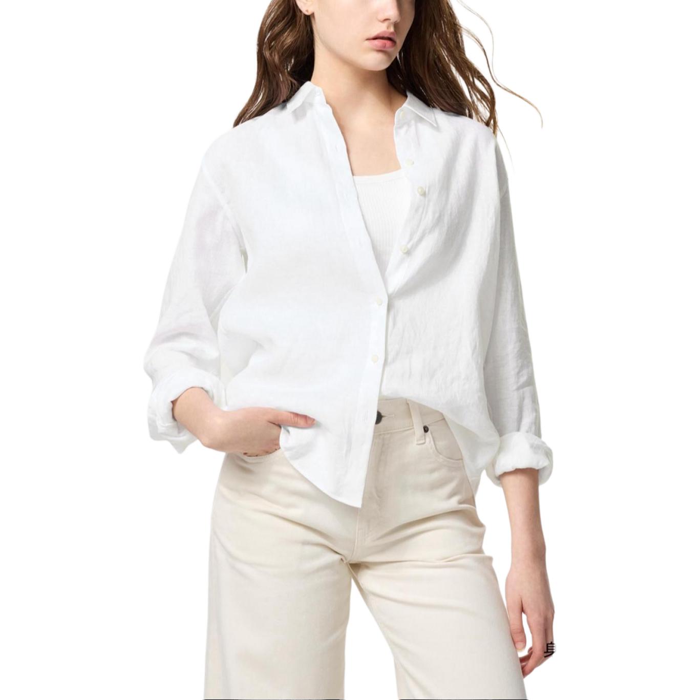 

UNIQLO Женская белая рубашка