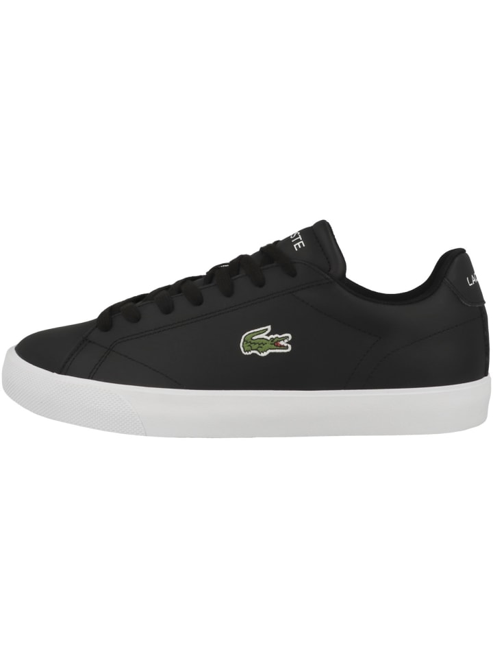 

Кроссовки на шнуровке Lacoste, черный