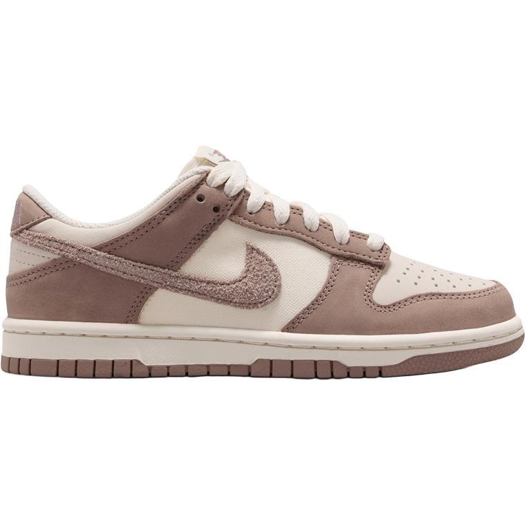 Nike Dunk Low топ Skateboard Shoes коричневый бежевый Kids' — фото 3