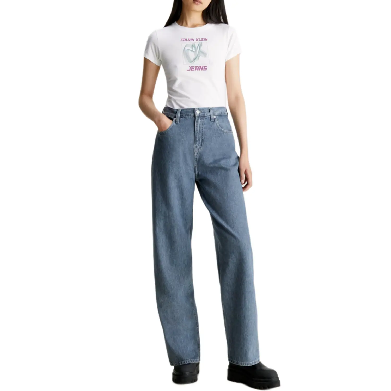 Calvin Klein Футболка Women's Bright White Europe Version — фото 3