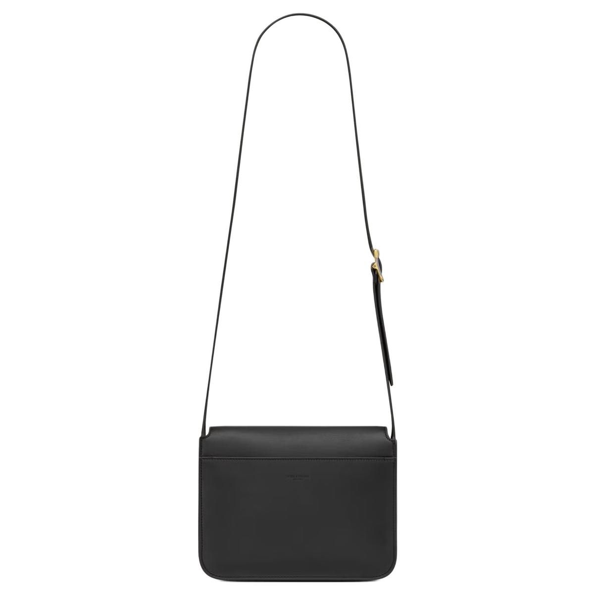 Сумка через плечо Niki из кожи черного цвета SAINT LAURENT — фото 4