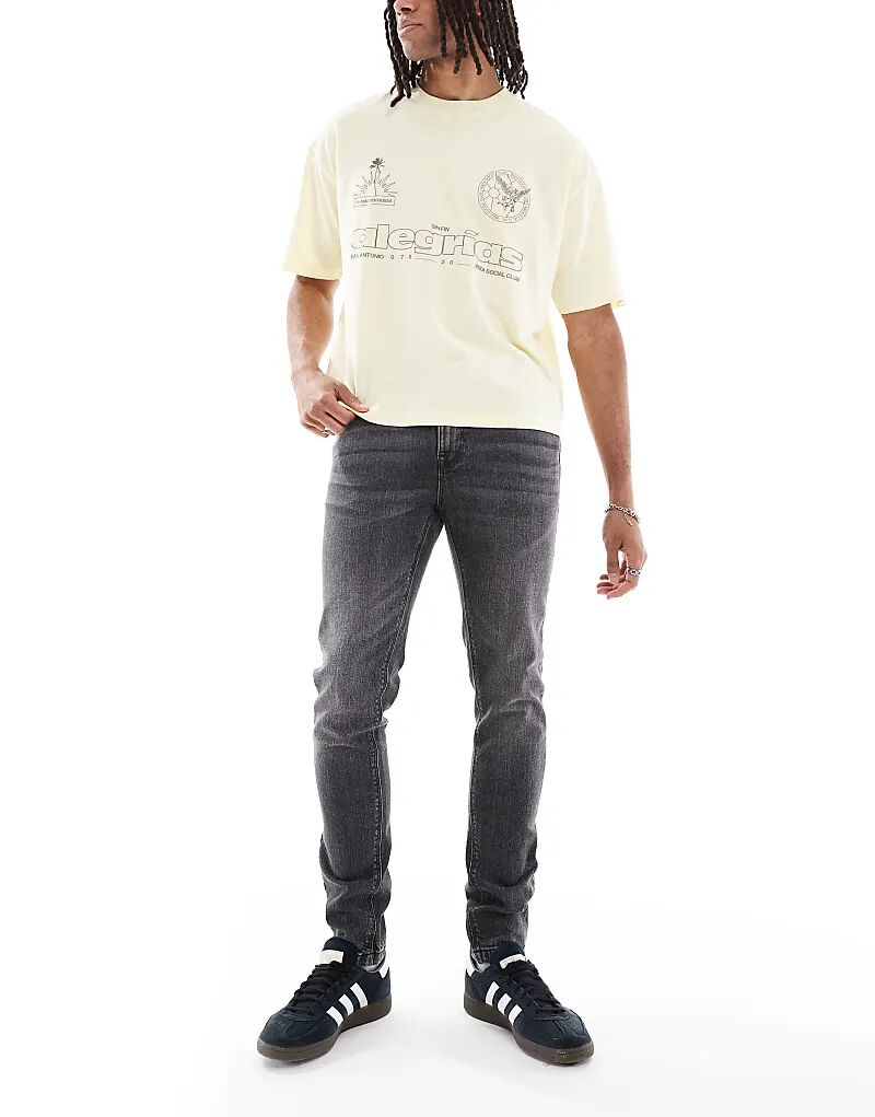 

Узкие джинсы ASOS DESIGN черного цвета